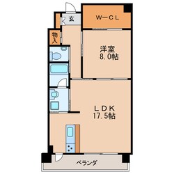 ソレイユ徳川の物件間取画像